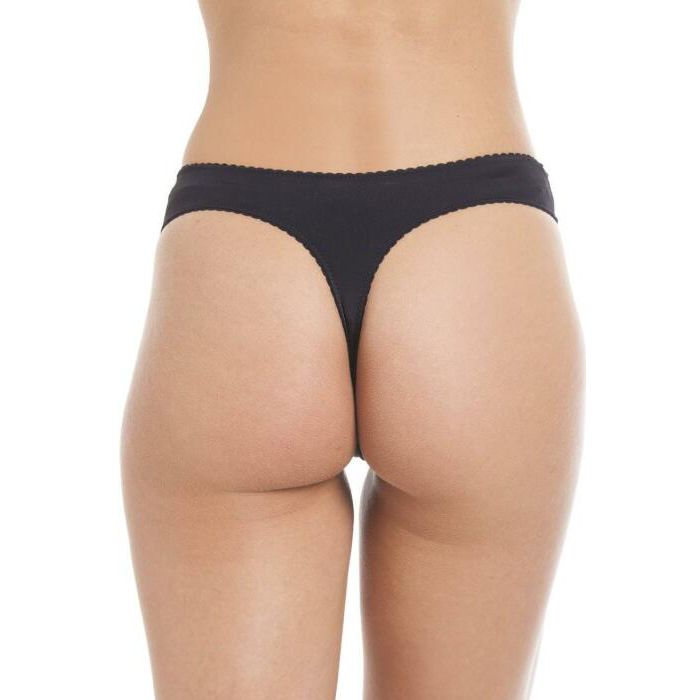 Lace Mesh Thong Panties image 7