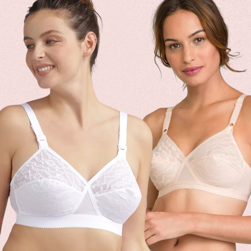 Non-Padded Non-Wired Cotton Bra – Pack of 2