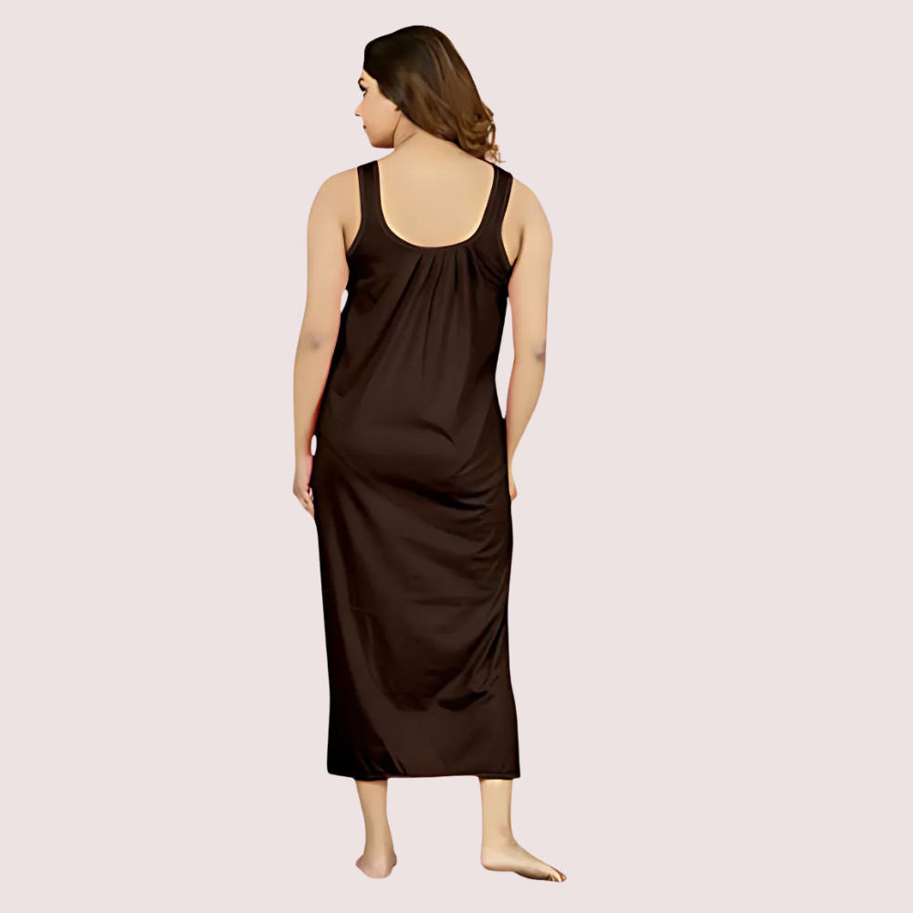 Women's Long Cotton Nightgown Slip image 4
