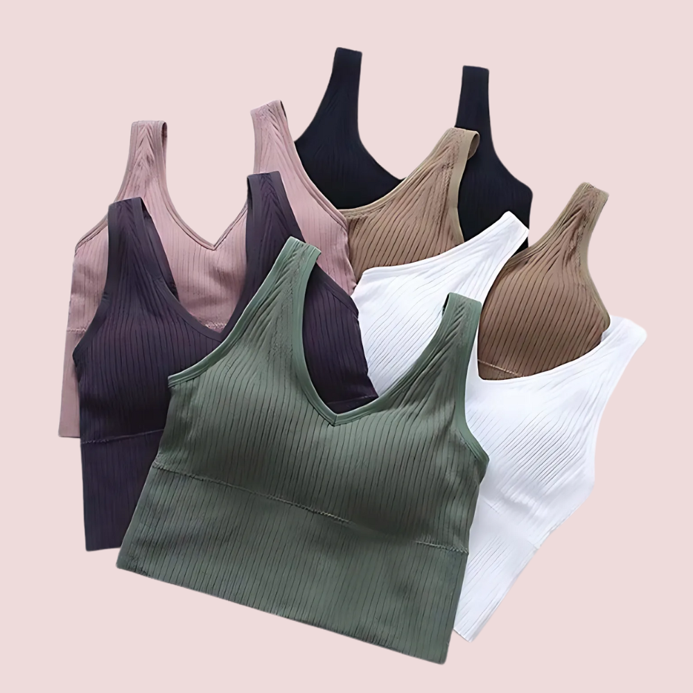 High impact padded longline sports bra (2 Pack ) image 3