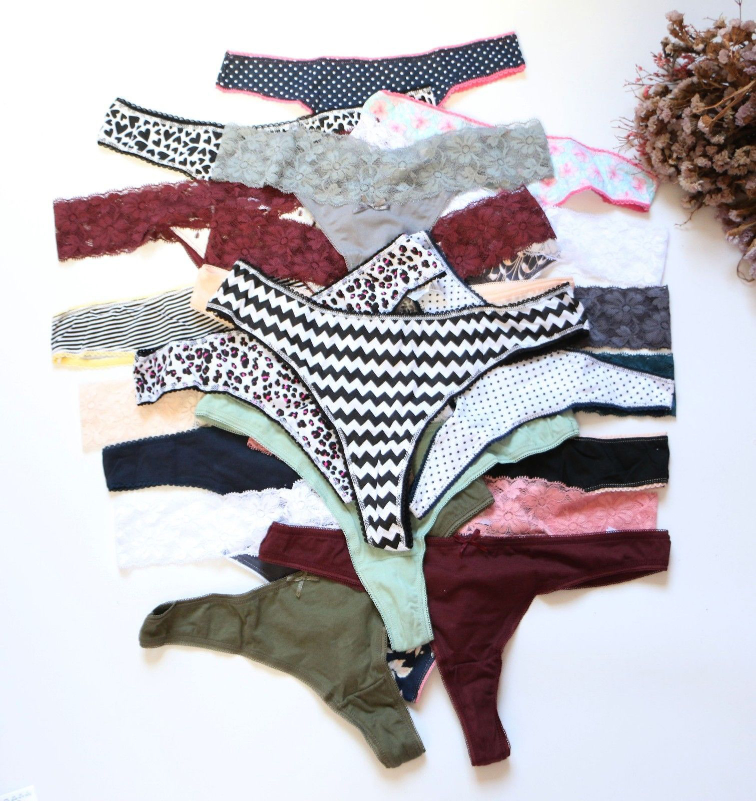7 Pack Sexy thong Panties Variety Pack image 2