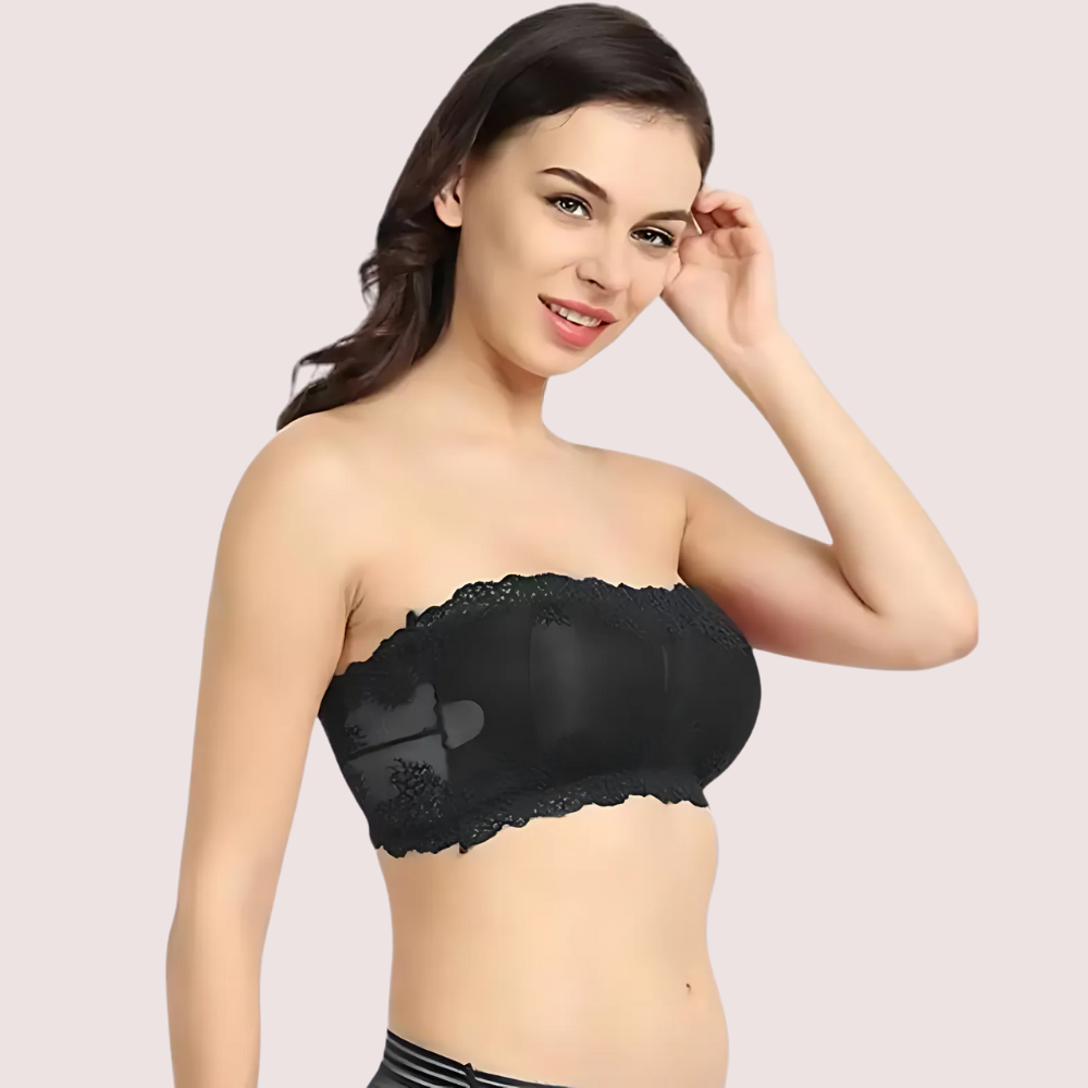 Soft and Stretchable Wirefree Tube Top Bra for Comfort image 2