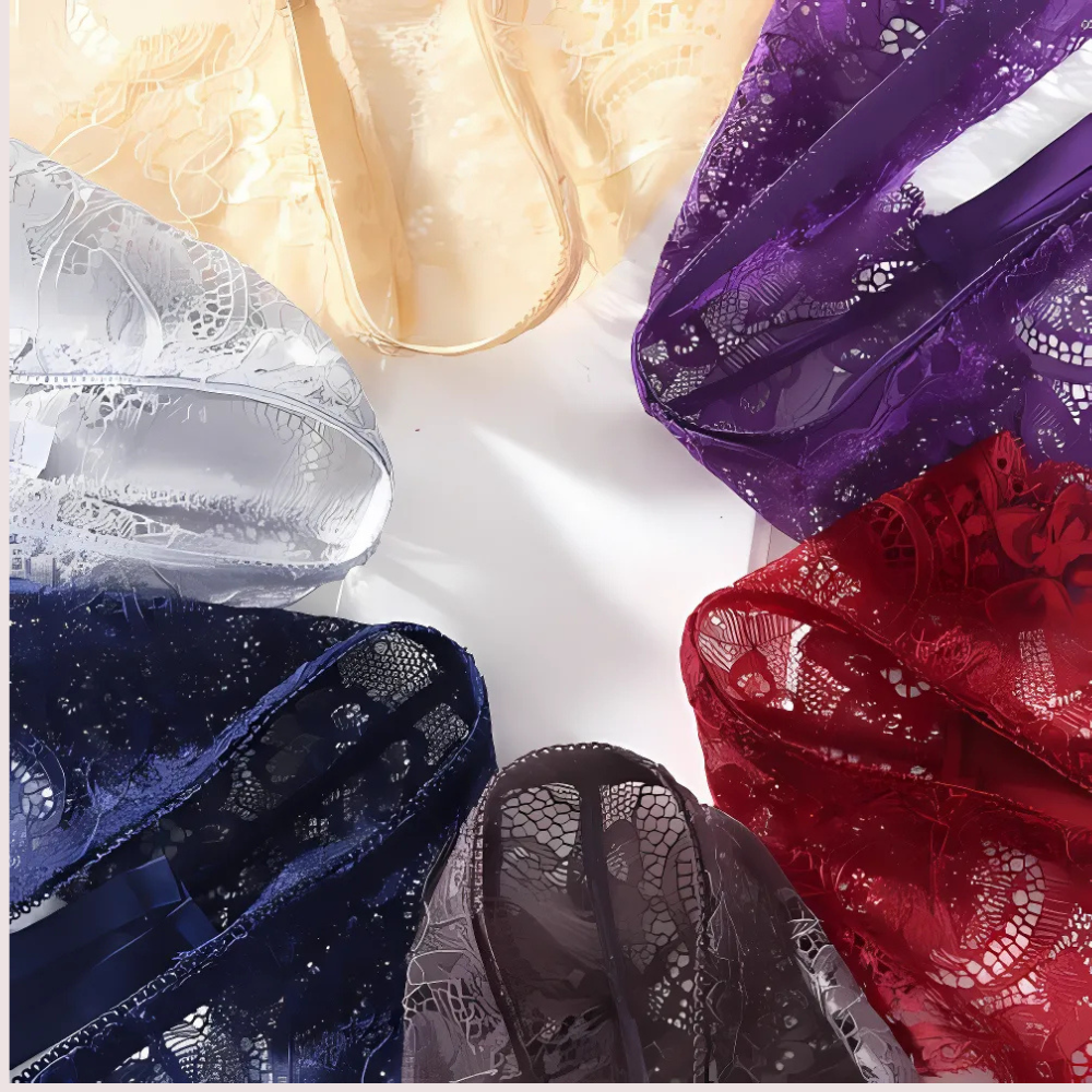 Women Sexy Lace Lingerie Briefs Thongs Panties image 2