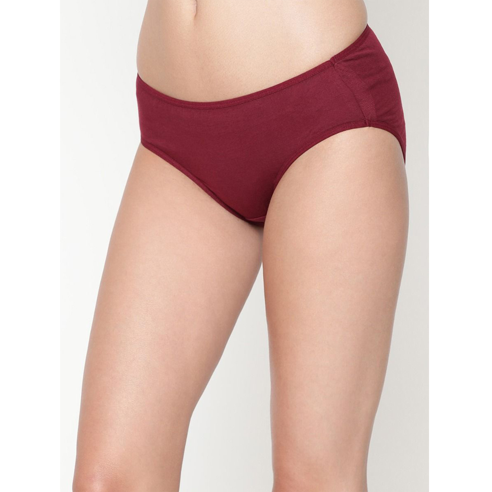 Comfy  Snazzy Way Women's Best Fitting Plus Size Maroon Cotton Panties(Pkt of 2) image 3