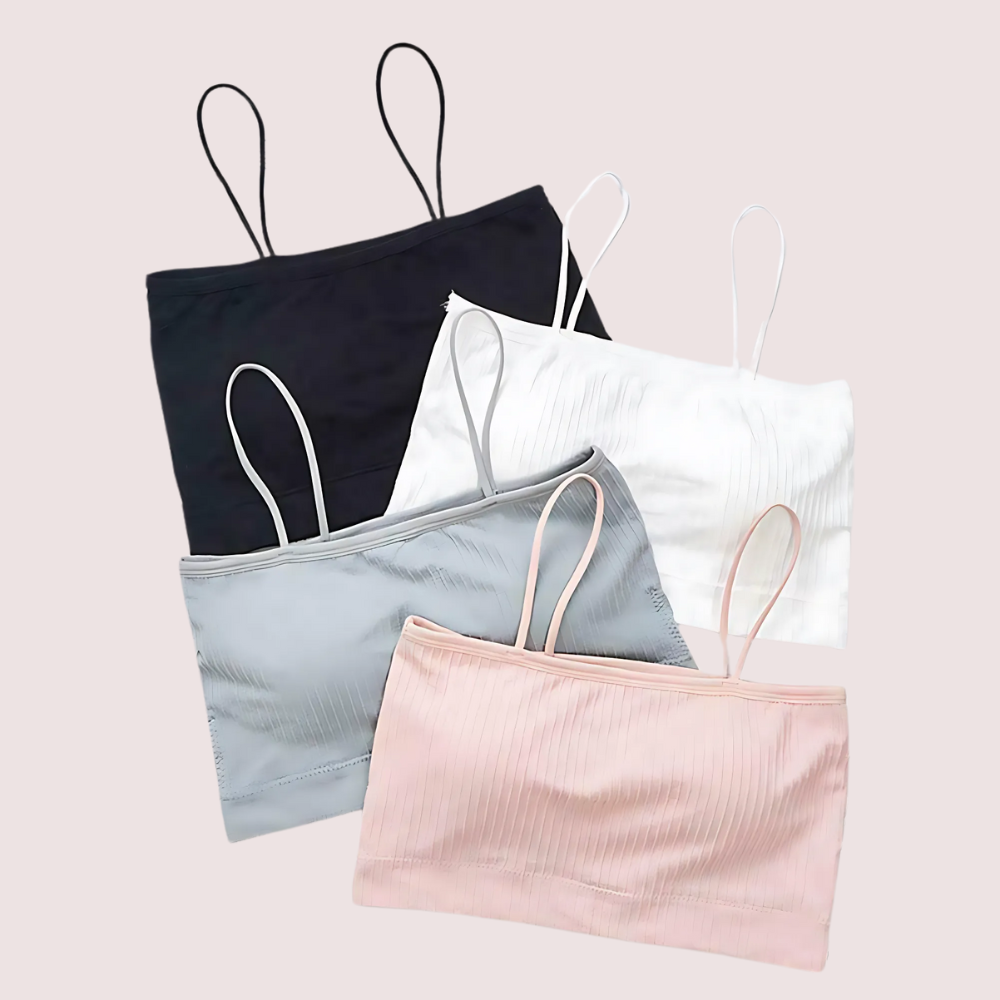 3 pack total comfort padded cami bras image 3