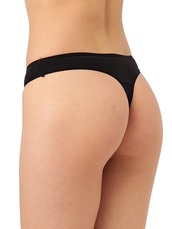 3-Pack Women's Everyday Thong Panty Set image 4