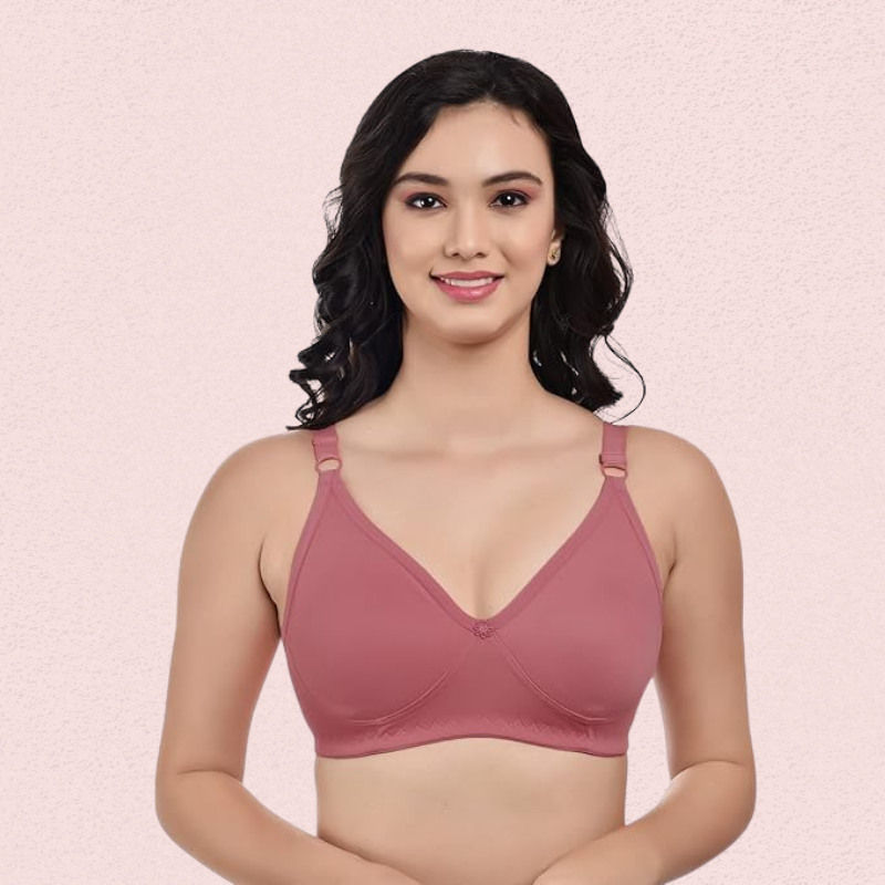 Women’s Cotton Non-Padded Wire-Free Bra Pack of 3 image 2