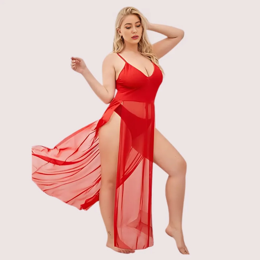 Soft Elegant Lace Seductive Nightgown image 2