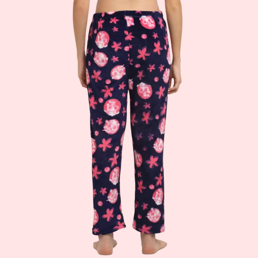 Ladies Winter Warm Printed Pajamas – Pack of 2 image 3