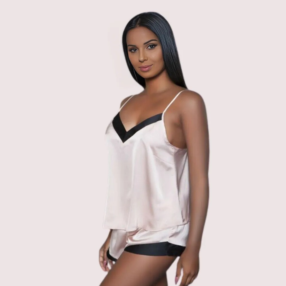 Luxe Silk Satin Cami & Shorts Set image 2