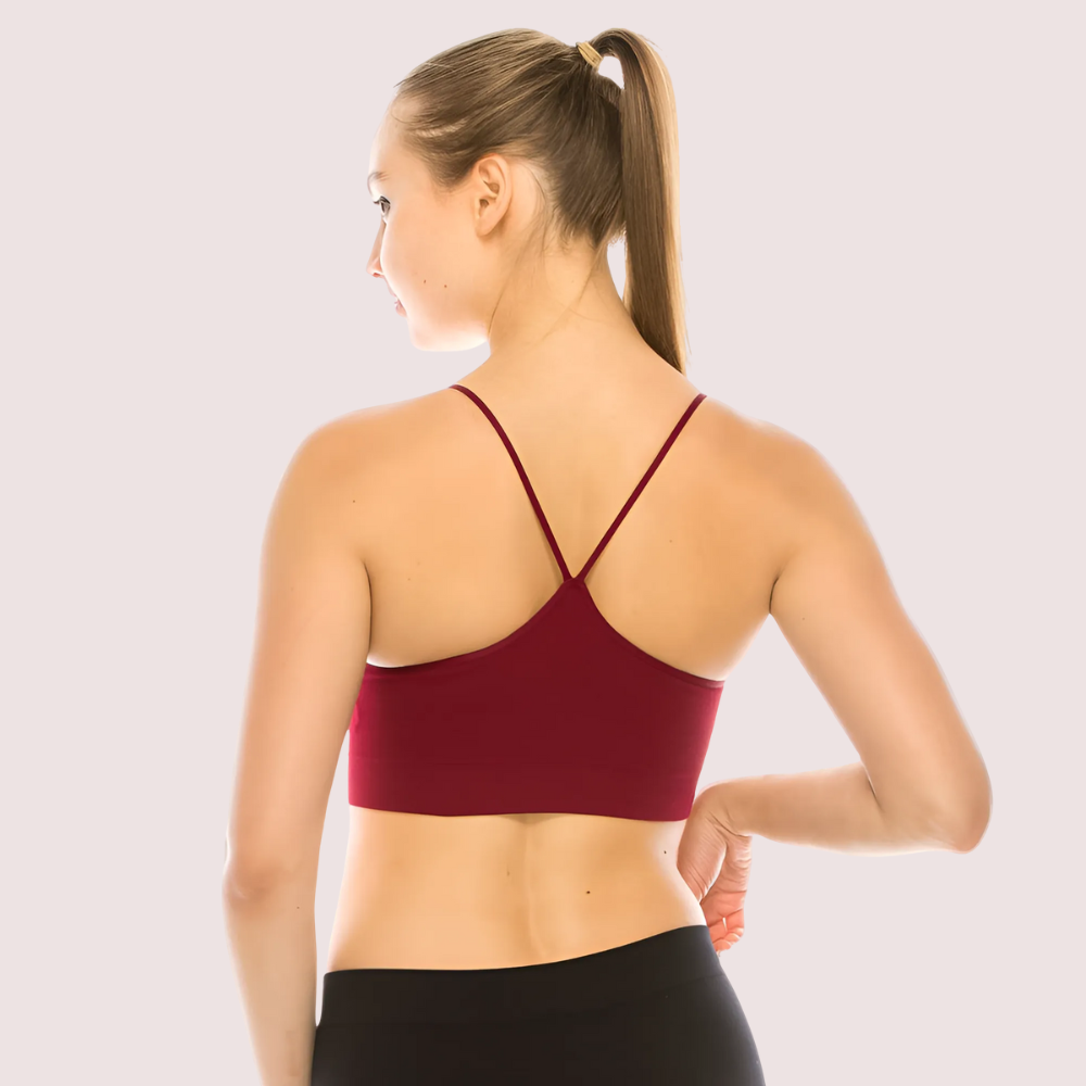 Luxurious Lightweight Criss Cross Sports Bra Pack of 2 image 2