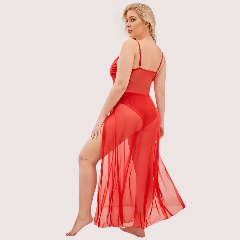 Soft Elegant Lace Seductive Nightgown image 4