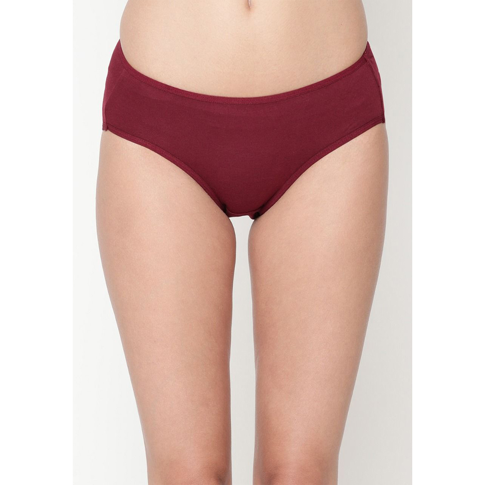 Comfy  Snazzy Way Women's Best Fitting Plus Size Maroon Cotton Panties(Pkt of 2) image 2
