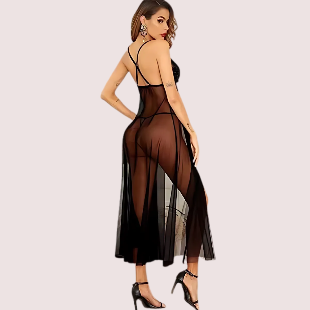 Moonlit Elegance Babydoll Nightwear image 3