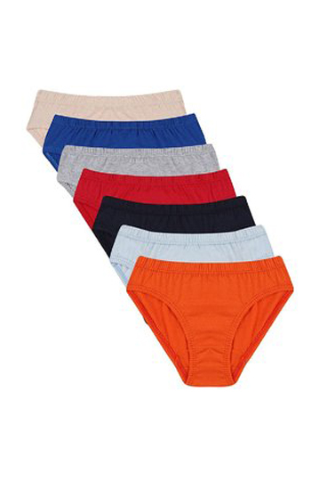 Plain Comfy Pack Of Seven Bikini Briefs image 2