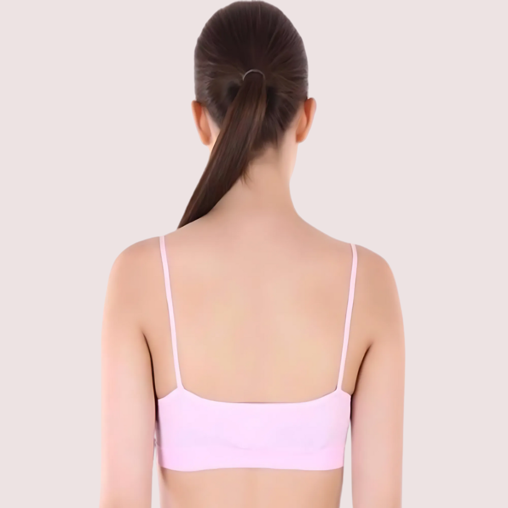 Blush Comfort Light Pink Bra - Non-Padded ( Pk-2) image 2