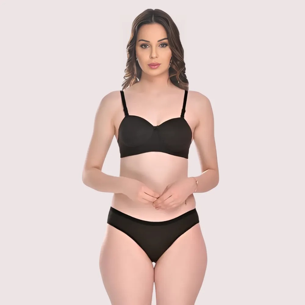 Chic and Comfy Cotton Lingerie Set (2 pack)