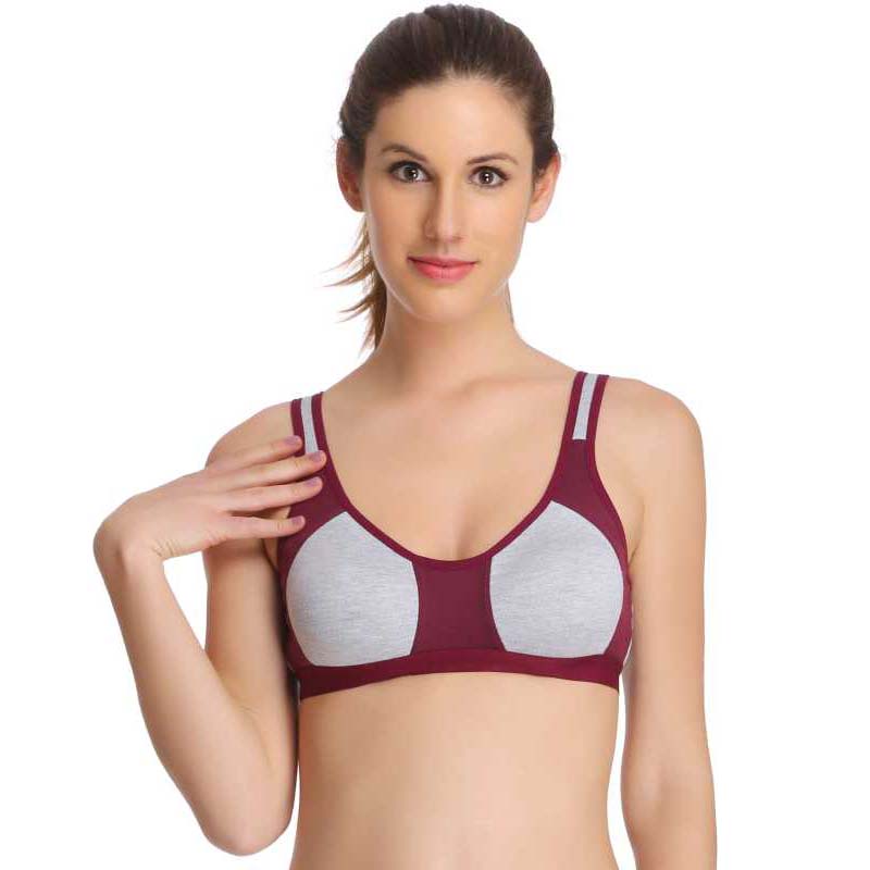 Medium Impact non padded sports bra pack of 3 image 2