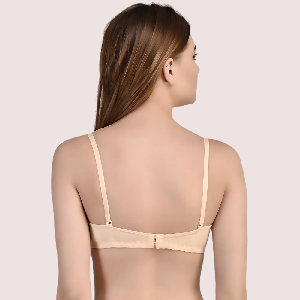 Women Beige Full Coverage Lightly Padded Bra image 3