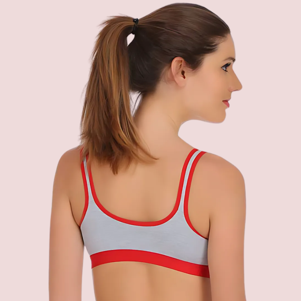 "Non" padded medium impact Sports bra ( 2 Pack ) image 2