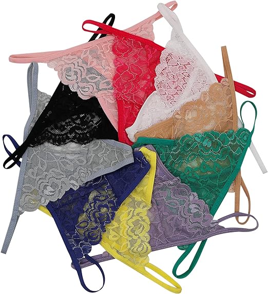 4-Pack Lace G-Strings for Everyday Luxury image 4