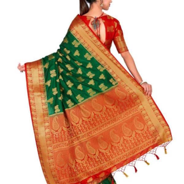 Art Silk Kanjeevaram Kanchipuram Saree