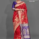 Dharmavarma Silk Red Saree