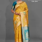 Dharmavarma Yellow Saree