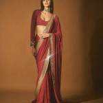 Heavy Georgette Embroidery Work Saree