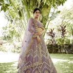 BEAUTIFUL NET SEQUENCE WORK LEHENGA CHOLI