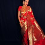 Banarasi Silk Red Wedding Saree