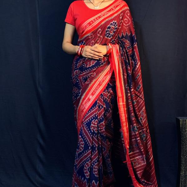 Odisha Handloom Sambalpuri Cotton Saree