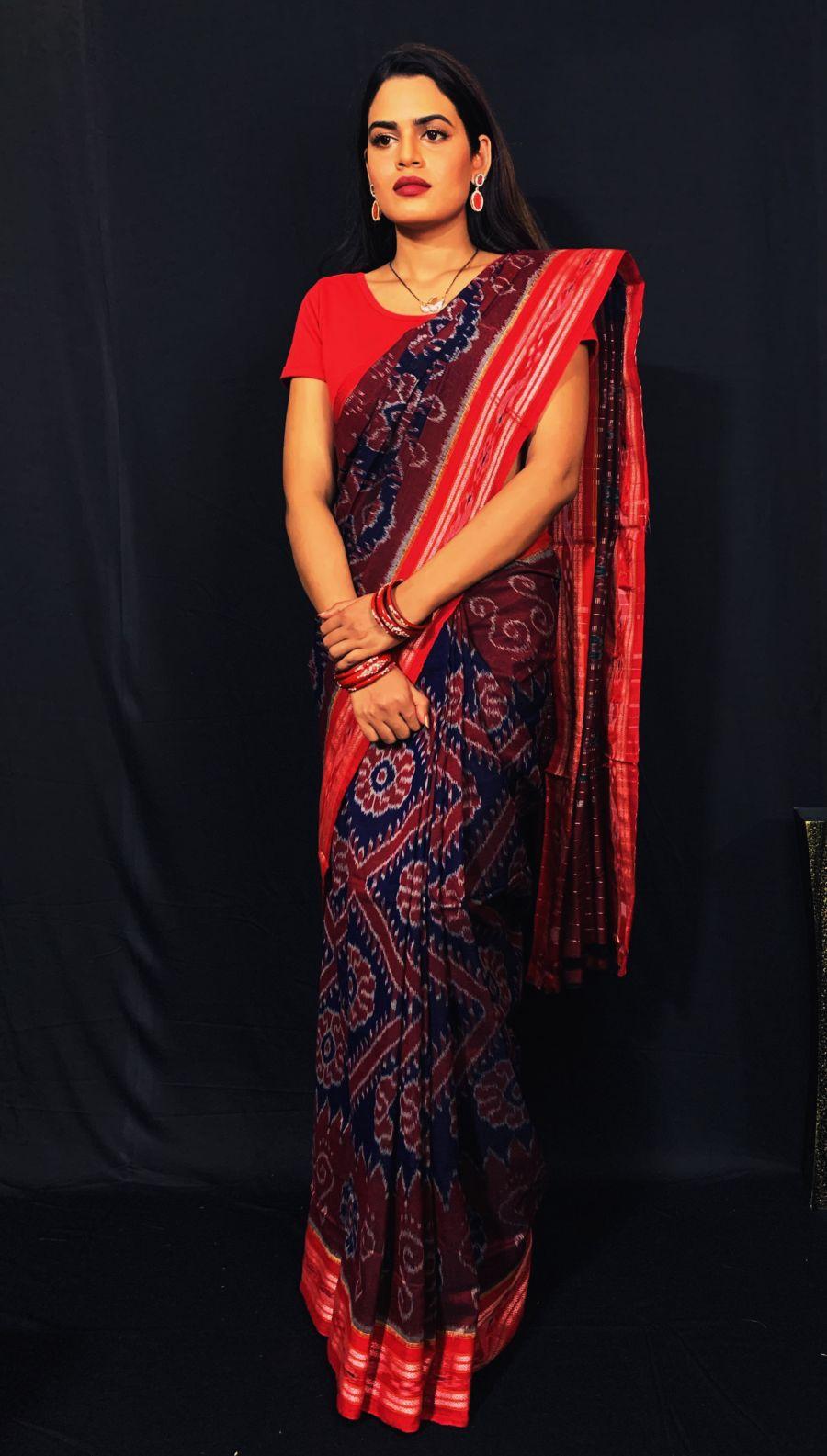 Odisha Handloom Sambalpuri Cotton Saree