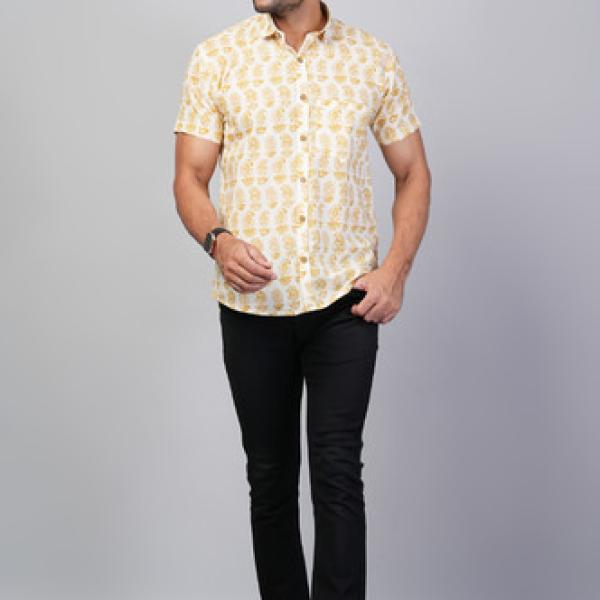 Jaipuri Cotton Printed Men's Shirt