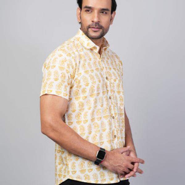 Jaipuri Cotton Printed Men's Shirt