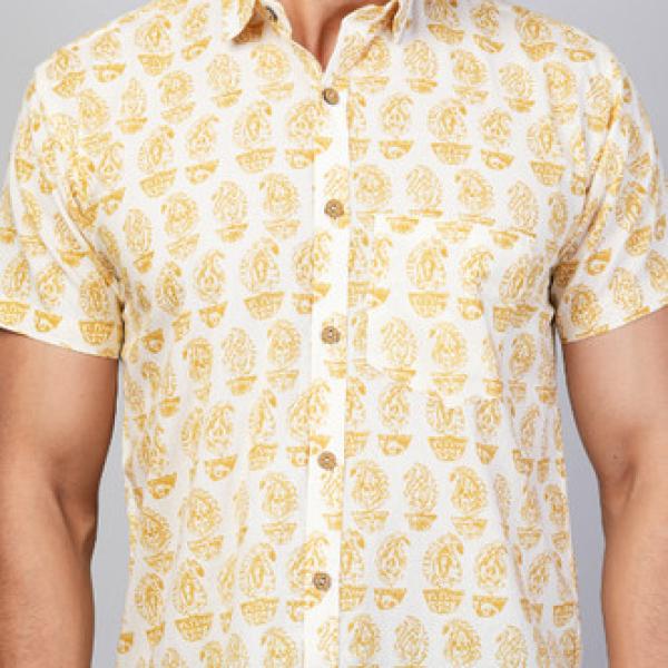 Jaipuri Cotton Printed Men's Shirt